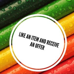 ♥️ Like an Item and receive an offer♥️​​